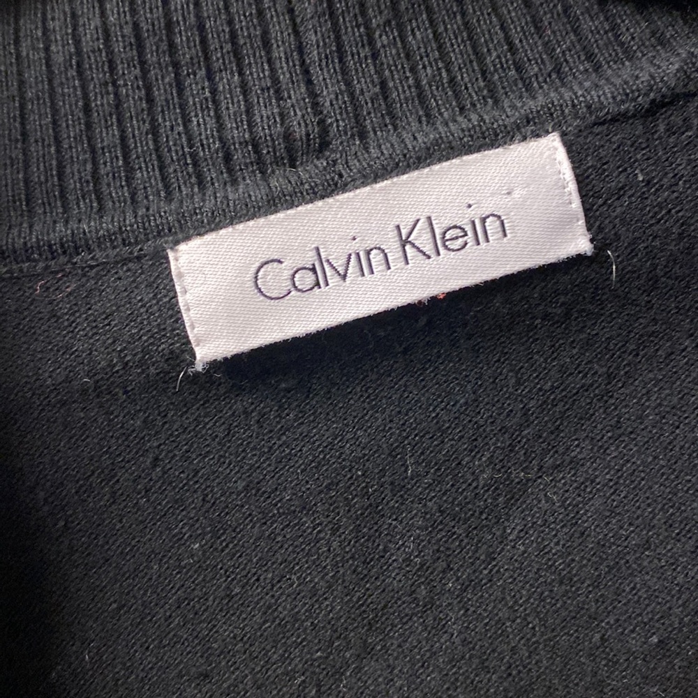 Calvin Klein Cropped Open-Front Cardigan - Picture 3 of 4